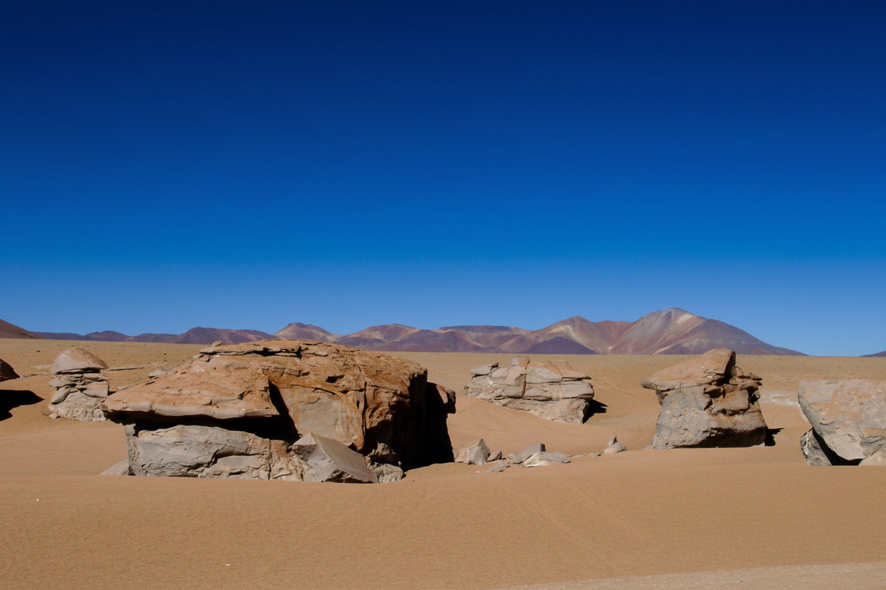 Valley of Rocks, rock formations sculpted by the wind in the desert landscapes of the Bolivian highlands.